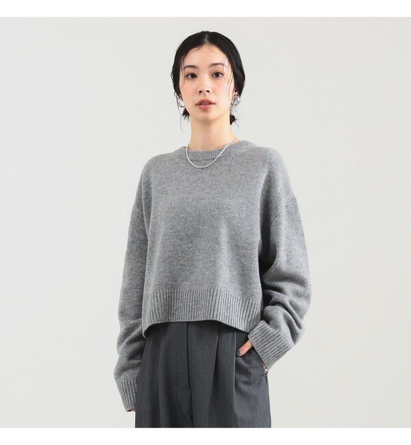 Demi-Luxe BEAMS 「7ゲージ ウール クルーネック プルオーバー」|ニット・セーター|