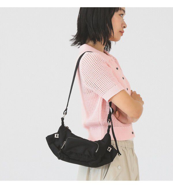 Ray BEAMS 「CONTROL FREAK / DOWNY ショルダーバッグ」|ショルダー・メッセンジャー|BLACK