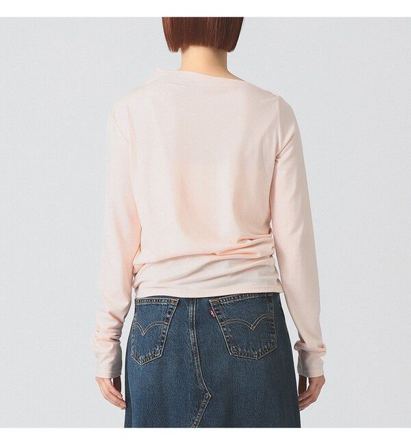 Ray BEAMS 「アシメ ネック ドレープ」|Tシャツ・カットソー|