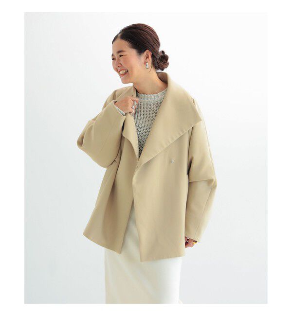 Demi-Luxe BEAMS 「スタンドネック 中綿ブルゾン コート .M」|ダッフルコート|BEIGE
