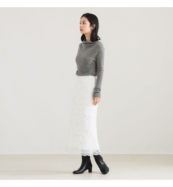 Demi-Luxe BEAMS 「スカラレース タイトスカート」|スカート|