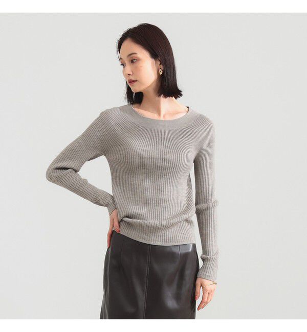 Demi-Luxe BEAMS 「ホールガーメント リブ プルオーバー」|ニット・セーター|