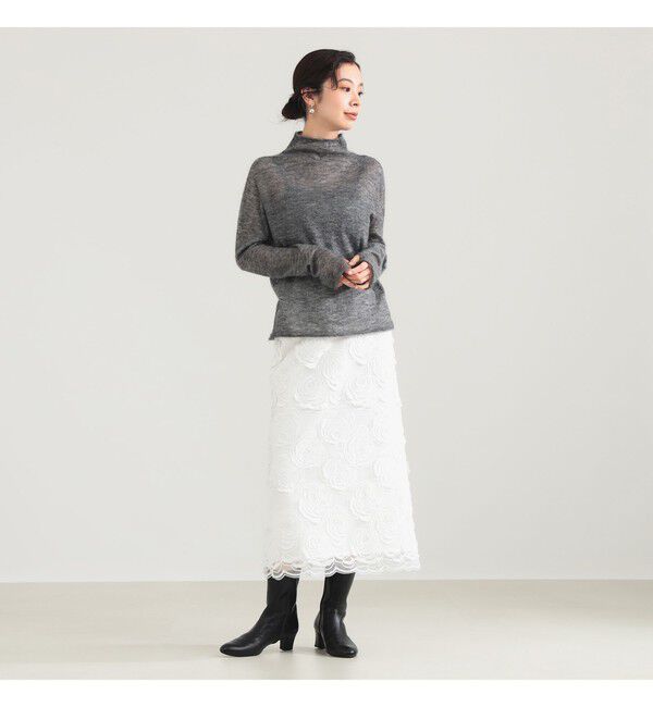 Demi-Luxe BEAMS 「モヘヤ オフ タートル プルオーバー」|ニット・セーター|