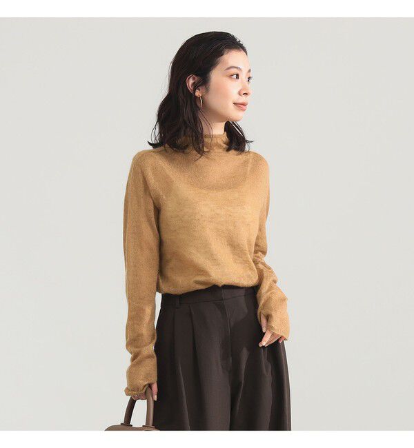 Demi-Luxe BEAMS 「モヘヤ オフ タートル プルオーバー」|ニット・セーター|