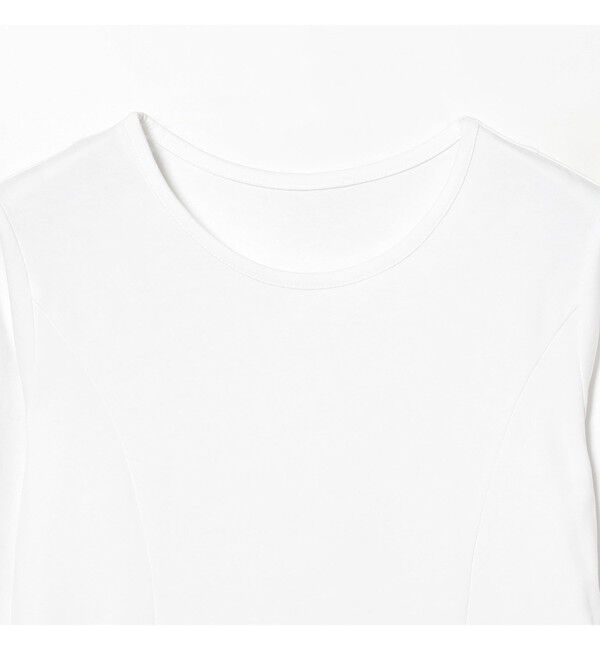 Ray BEAMS 「チュール キリカエ アシンメトリー ヘム Tシャツ」|Tシャツ・カットソー|