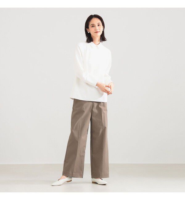 Demi-Luxe BEAMS 「ピーチツイル ストレート パンツ」|チノ|