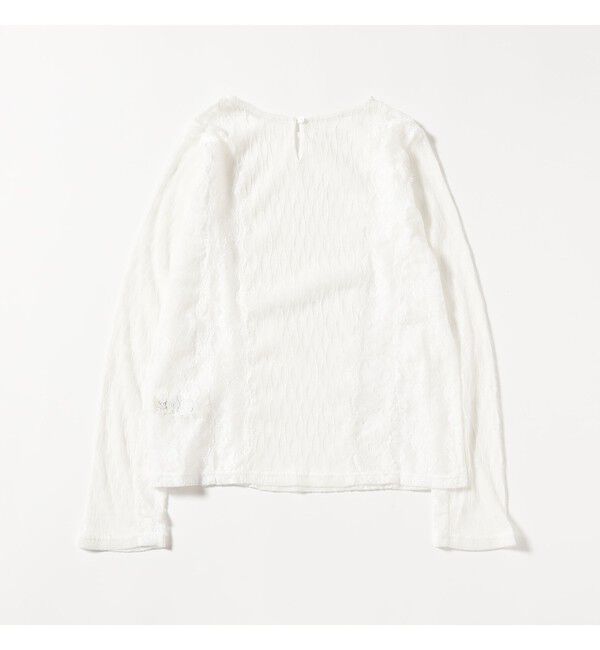 Ray BEAMS 「レース テープ キリカエ Tシャツ」|Tシャツ・カットソー|