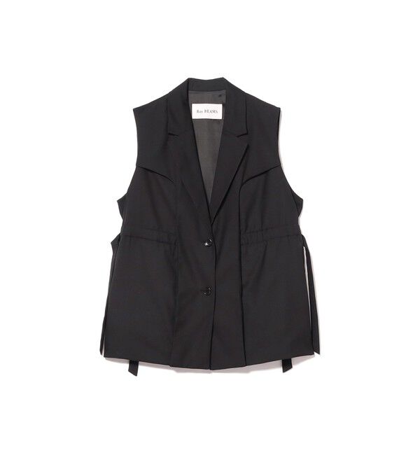Ray BEAMS 「レイヤード ドロスト ジレ」|ベスト・ジレ|