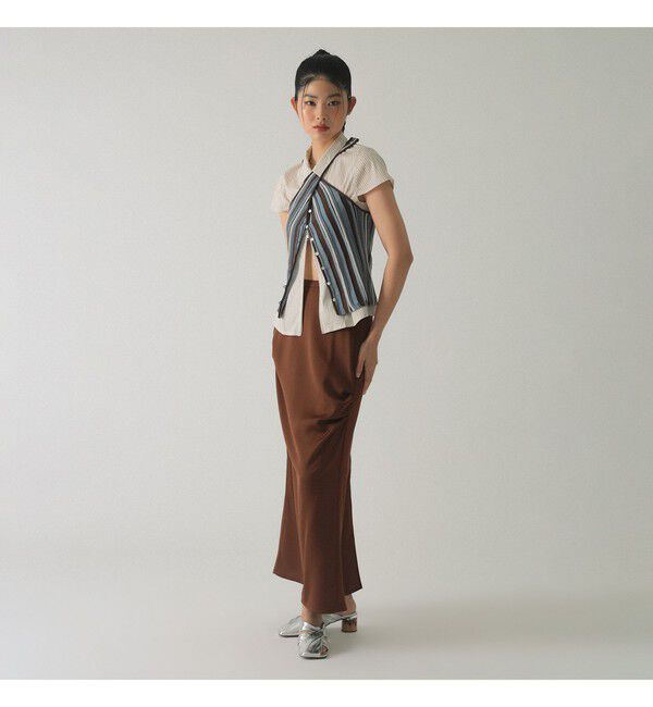 Ray BEAMS 「マルチストライプ ニット キャミソール」|キャミソール|