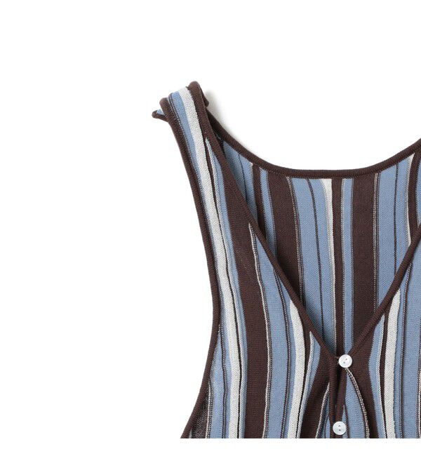 Ray BEAMS 「マルチストライプ ニット キャミソール」|キャミソール|