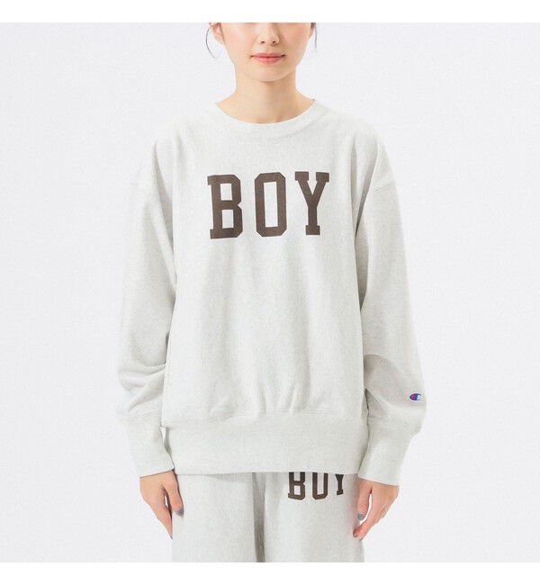 BEAMSBOY「【別注】Champion / ボーイ リバースウィーブ(R) クルー」|Tシャツ・カットソー|