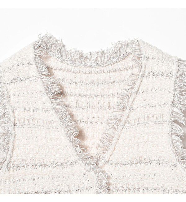 Ray BEAMS 「ツイード ニット ベスト」|ベスト・ジレ|