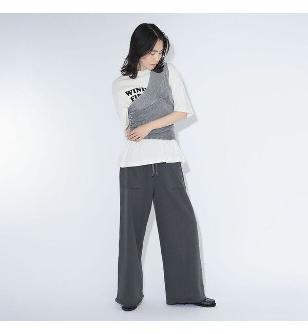 BEAMSBOY「maturely / プレーティング ワンショルダー ベスト」|ベスト・ジレ|