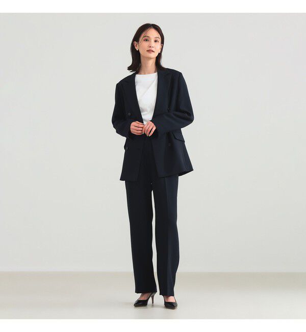 Demi-Luxe BEAMS 「ソフト ストレート パンツ＊」|チノ|