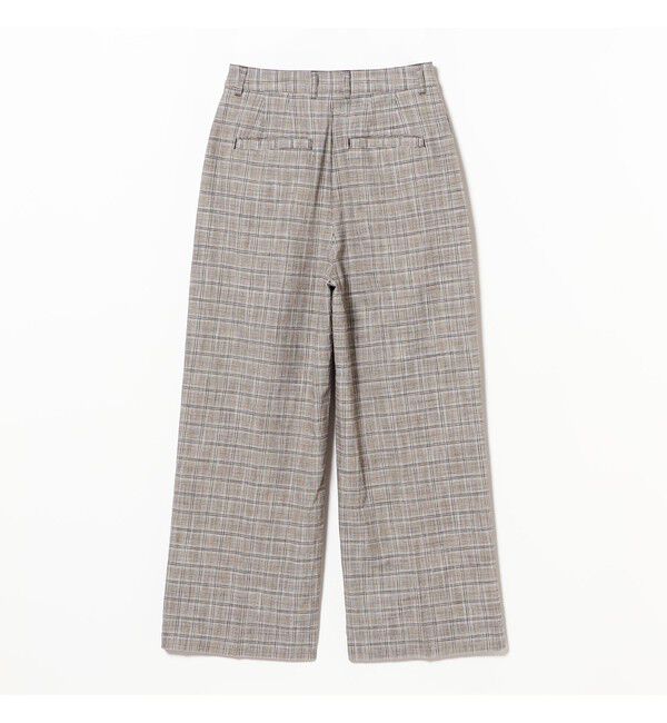 BEAMSBOY「チェック スラックス」|チノ|