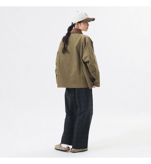 BEAMSBOY「チェック スラックス」|チノ|