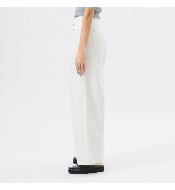 BEAMSBOY「ワイド デニム パンツ」|チノ|