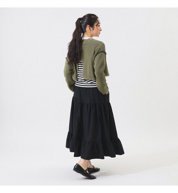 BEAMSBOY「ショート ミリタリー ライナー カーディガン」|ニット・セーター|