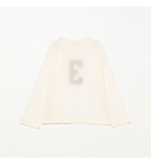 BEAMSBOY「シアー ナンバリング フットボール」|Tシャツ・カットソー|