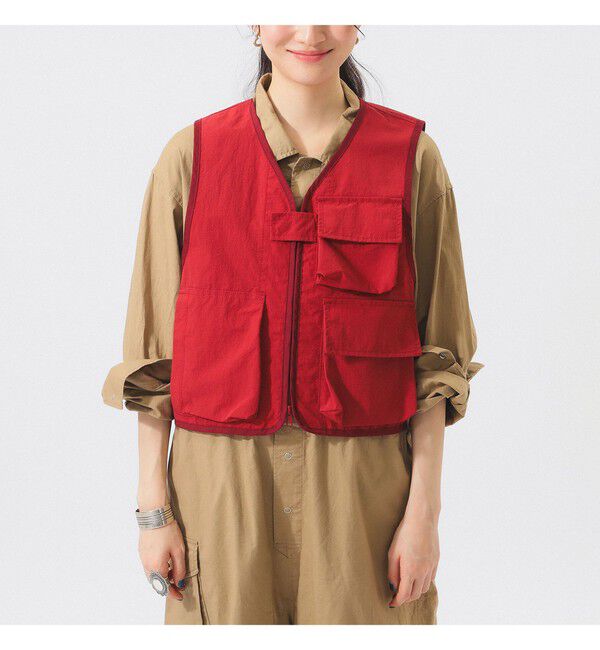 BEAMSBOY「US NAVY クルー ベスト」|ベスト・ジレ|