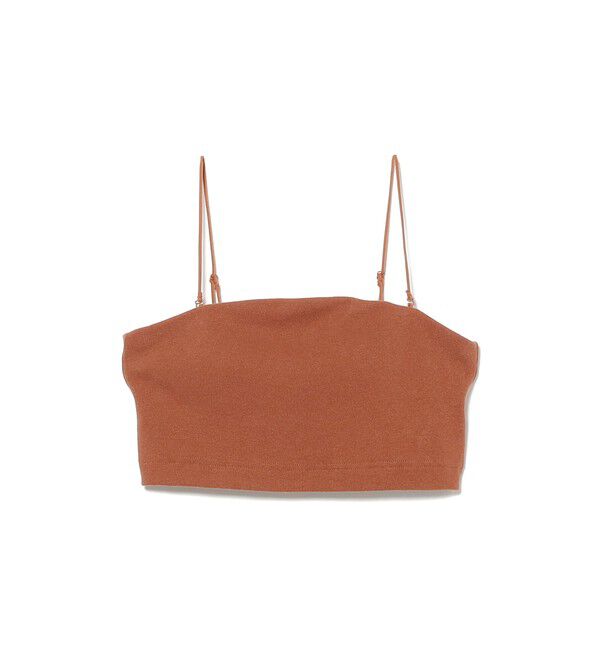 Ray BEAMS 「テレコ バンドゥ キャミソール」|キャミソール|BROWN