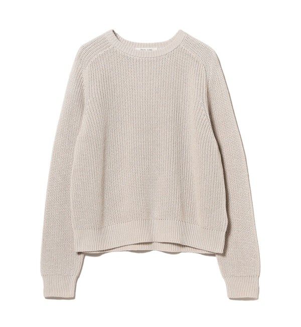 Demi-Luxe BEAMS 「5ゲージ コットン 畦編み プルオーバー」|ニット・セーター|