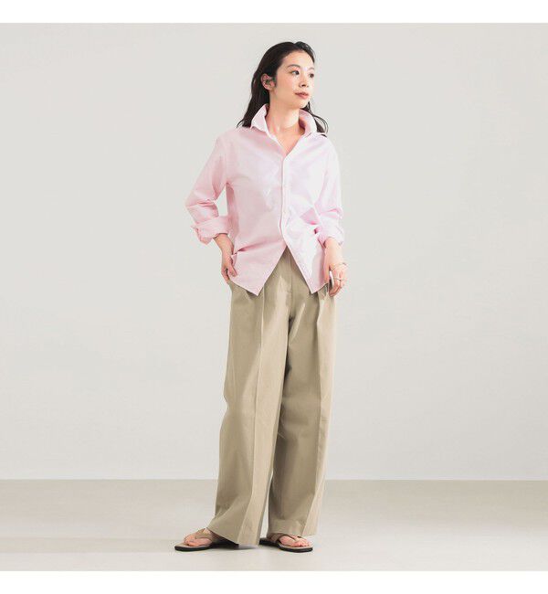 Demi-Luxe BEAMS 「AK+1 / インタック セミワイド パンツ」|チノ|