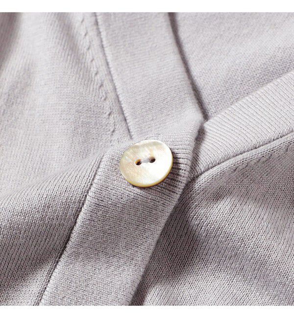 Demi-Luxe BEAMS 「AK+1 / 16ゲージ スビンコットン Vネック カーディガン」|ニット・セーター|