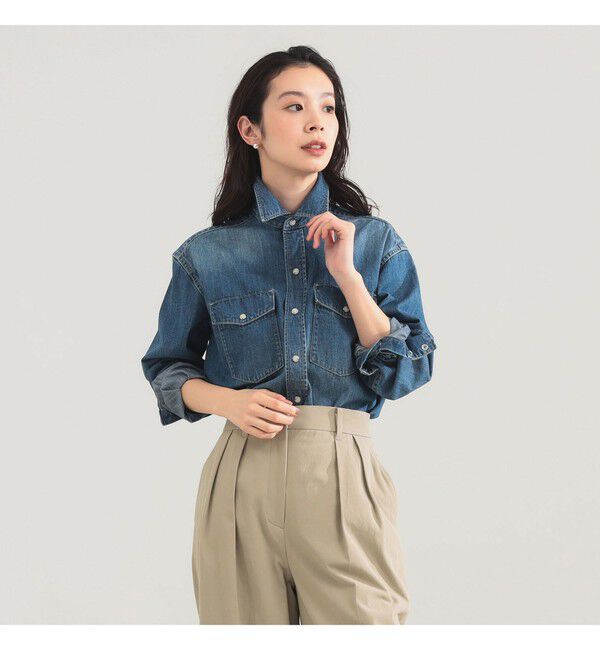 Demi-Luxe BEAMS 「AK+1 / 8オンス ウォッシュド シャツ」|シャツ・ブラウス|