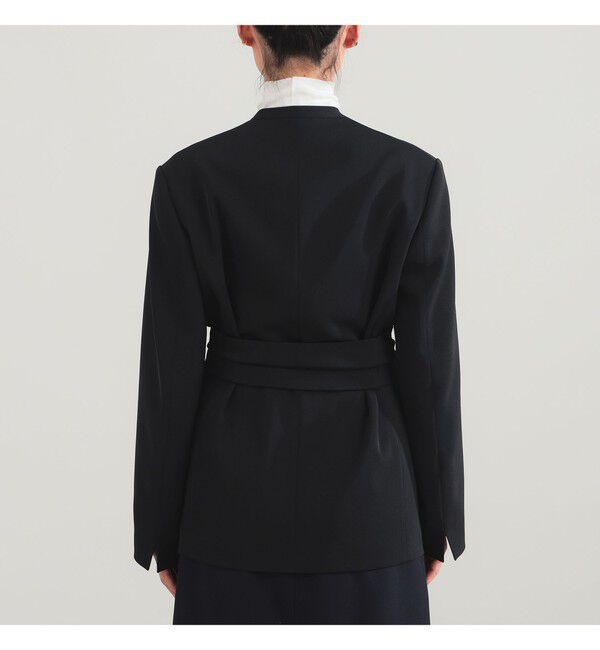 Demi-Luxe BEAMS 「ドライカルゼ ベルテッド ジャケット」|ダッフルコート|