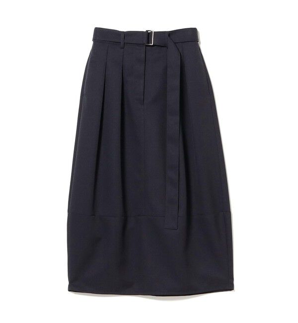 Demi-Luxe BEAMS 「ベルテッド コクーン スカート」|スカート|