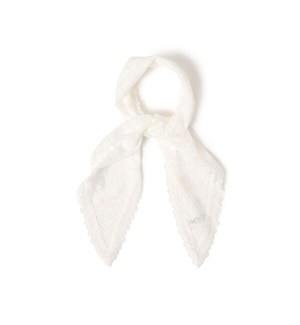 Ray BEAMS 「レース スカーフ」|バンダナ・スカーフ|