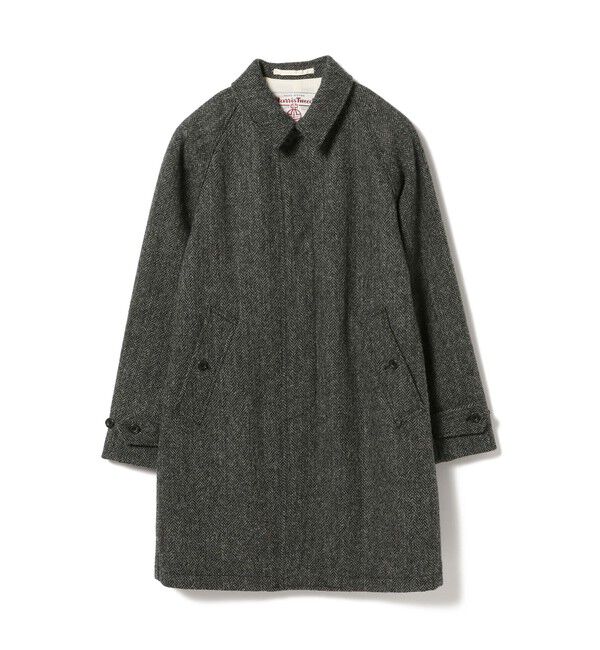 BEAMS PLUS「BEAMS PLUS / ハリスツイード バルカラー コート」|その他|GREY_HB