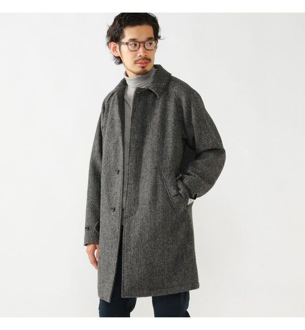 BEAMS PLUS「BEAMS PLUS / ハリスツイード バルカラー コート」|その他|