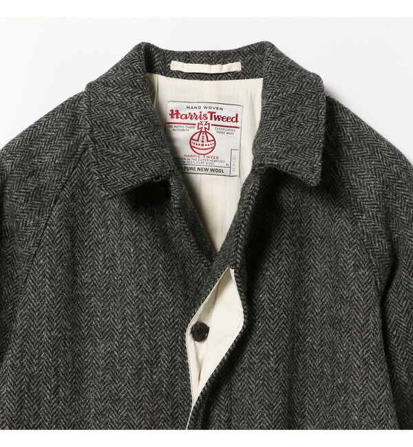 BEAMS PLUS「BEAMS PLUS / ハリスツイード バルカラー コート」|その他|
