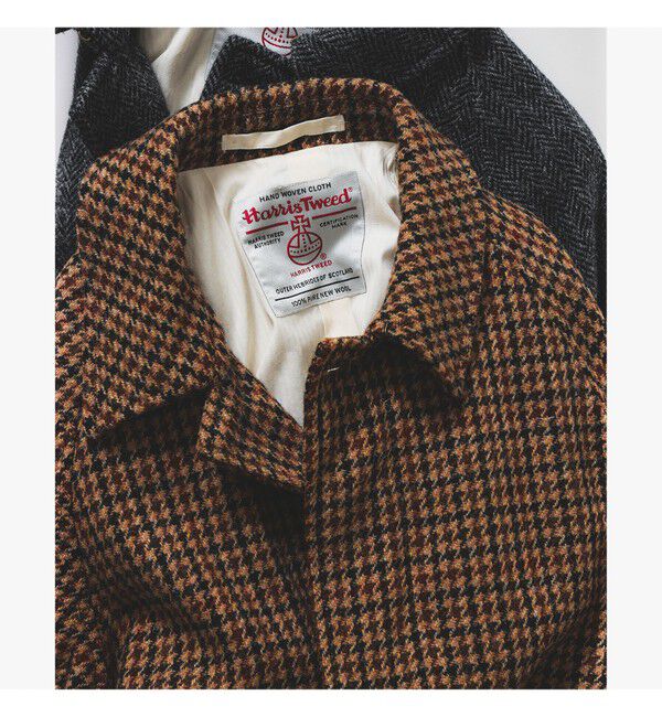 BEAMS PLUS「BEAMS PLUS / ハリスツイード バルカラー コート」|その他|