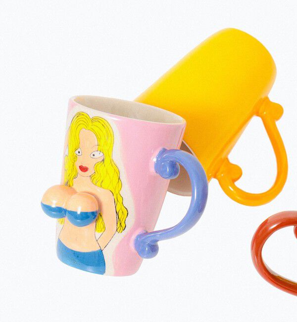 BEAMS「Meelarp / BIG BOOBS マグカップ」|食器・キッチングッズ|