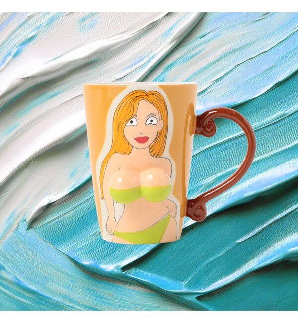 BEAMS「Meelarp / BIG BOOBS マグカップ」|食器・キッチングッズ|S-004