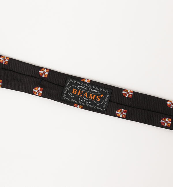 BEAMS PLUS「BEAMS PLUS / シルク クレスト シールド エンブロイダリー タイ」|ネクタイ・蝶ネクタイ|