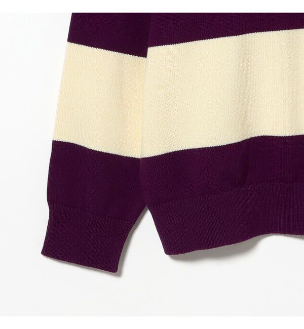 BEAMS「ワイドフィット 7ゲージ ラガー ニットポロシャツ」|ニット・セーター|