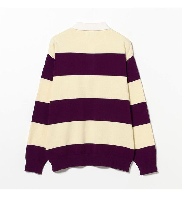 BEAMS「ワイドフィット 7ゲージ ラガー ニットポロシャツ」|ニット・セーター|