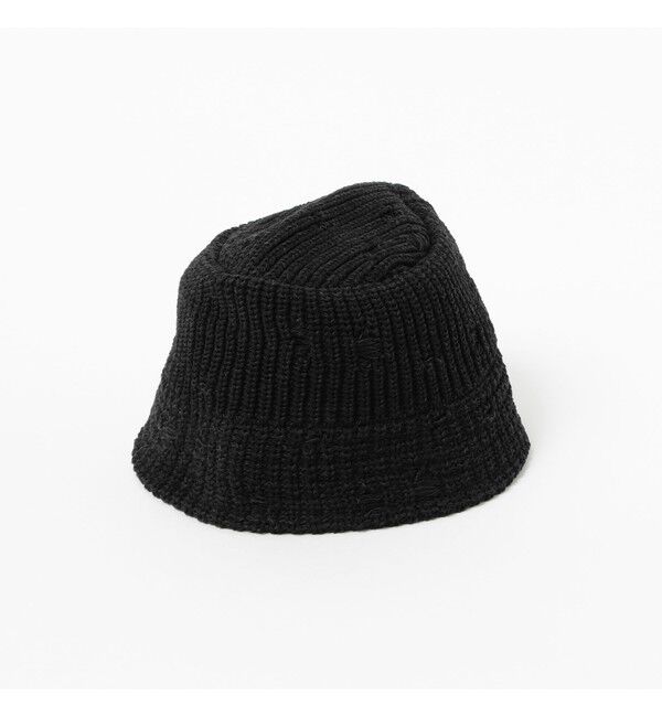 BEAMS「RACAL / Damage Knit Bucket Hat」|キャップ・キャスケット|