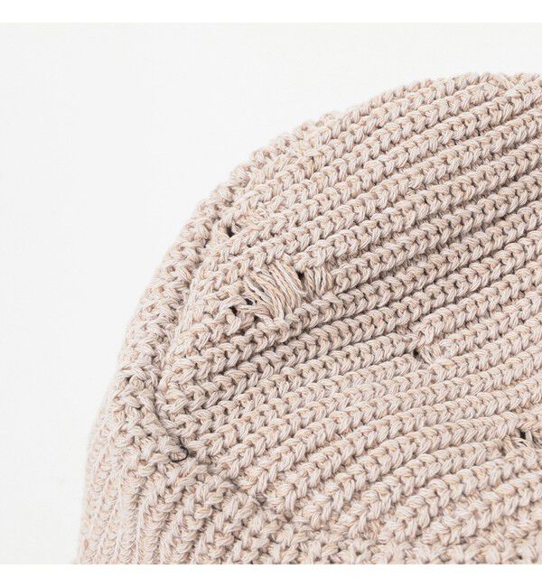 BEAMS「RACAL / Damage Knit Bucket Hat」|キャップ・キャスケット|