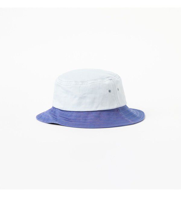 BEAMS PLUS「Long bill Bucket Hat 62 Twill Pigment Gradation Print」|その他|