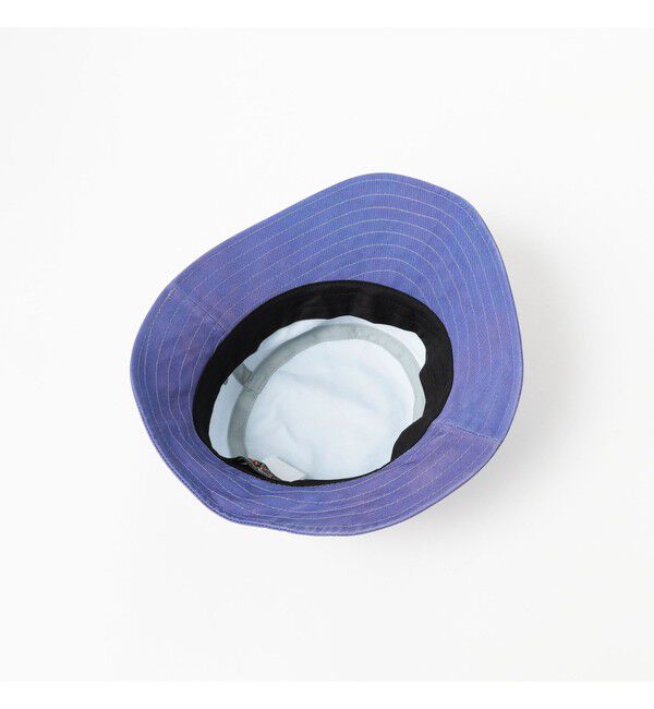 BEAMS PLUS「Long bill Bucket Hat 62 Twill Pigment Gradation Print」|その他|