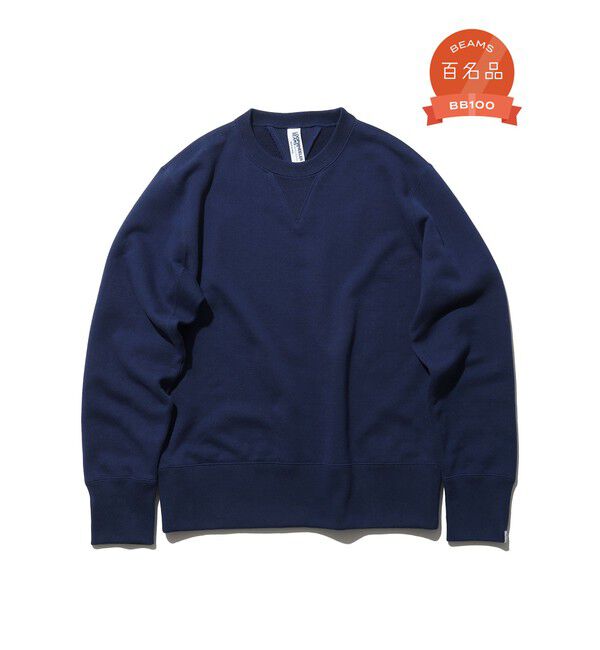 BEAMS PLUS「【別注】LOOPWHEELER / Sweat Crew Neck」|スウェット・ジャージ|P.NAVY