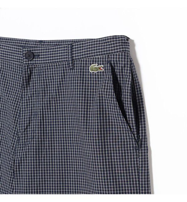 BEAMS「【別注】LACOSTE / チェック ショーツ」|その他|