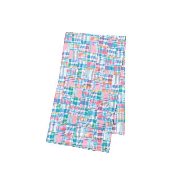 BEAMS PLUS「Stole Patch Works Madras」|マフラー|