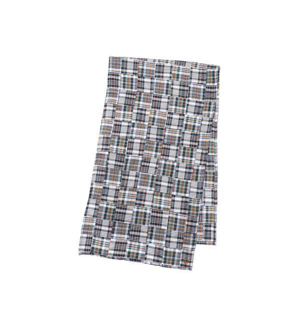 BEAMS PLUS「Stole Patch Works Madras」|マフラー|