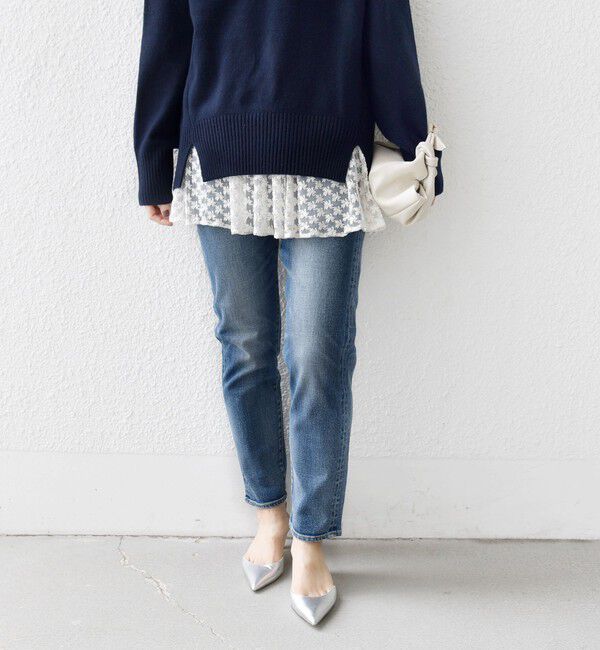 SHIPS for women「【WEB限定】スリム テーパード デニム」|その他|